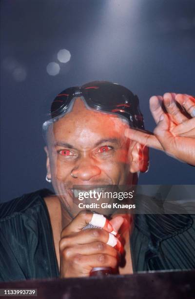 Maxim, The Prodigy, Vorst Nationaal, Brussel, Belgium, 5th May 1995.