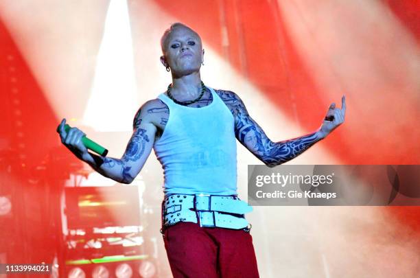 Keith Flint, The Prodigy, Rock Werchter Festival, Werchter, Belgium, 2nd July 2009.