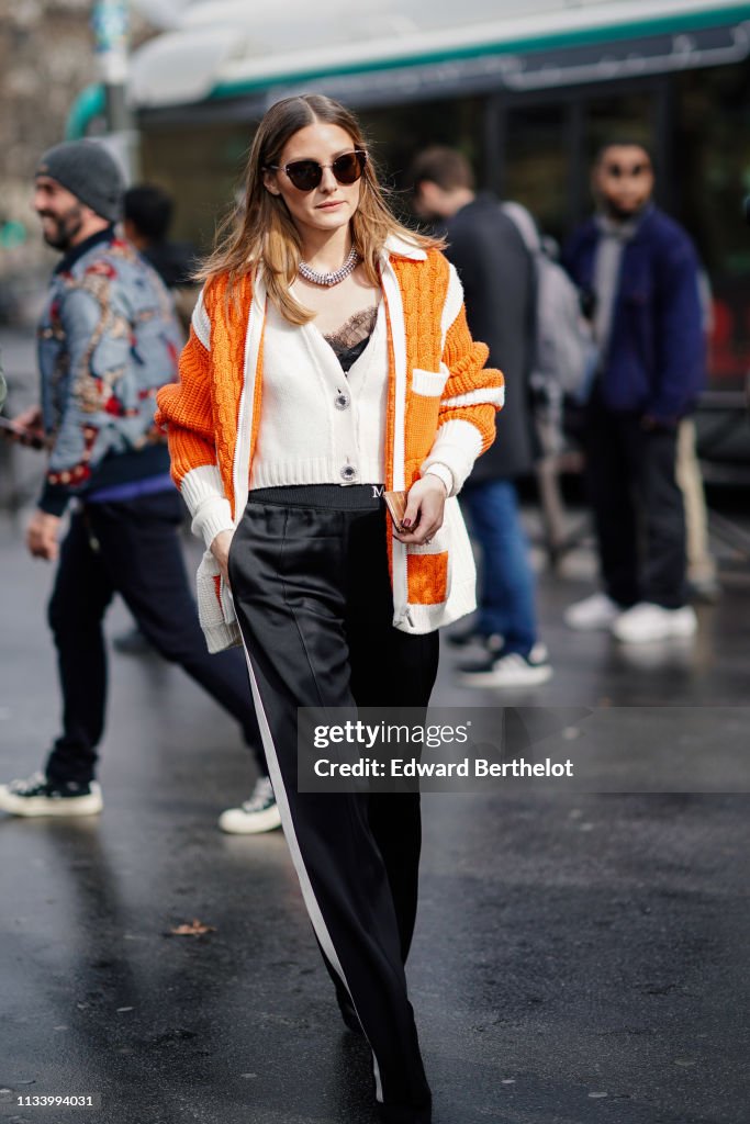 Street Style - Paris Fashion Week Womenswear Fall/Winter 2019/2020 : Day Nine