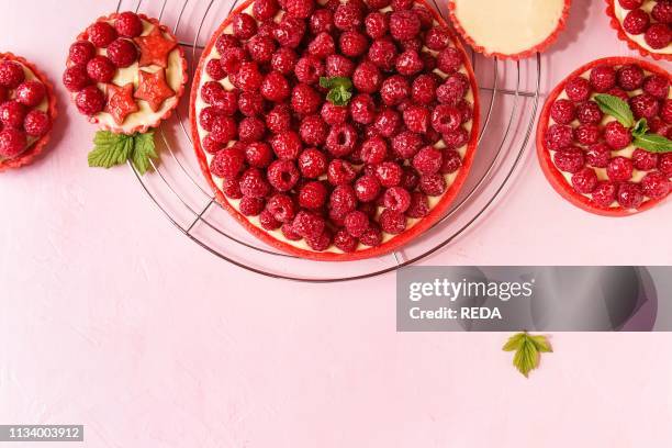 Red Raspberry Tarts 42 Custard Cool Stock Photos, High-Res Pictures, and Images - Getty Images