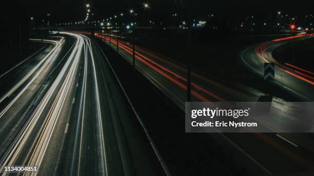 busy highway - storstad 個照片及圖片檔
