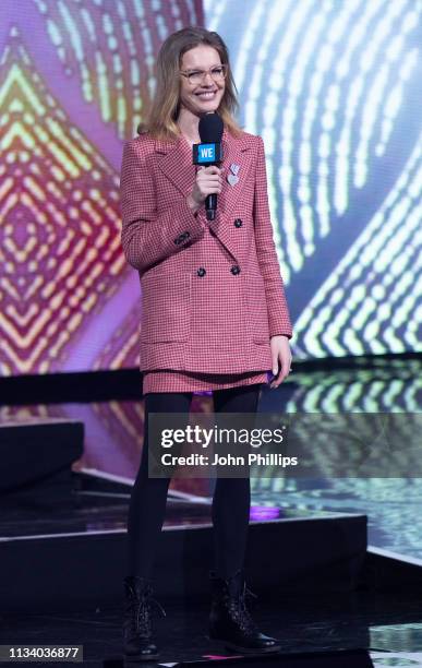 Natalia Vodianova during WE Day UK 2019 at The SSE Arena on March 06, 2019 in London, England.