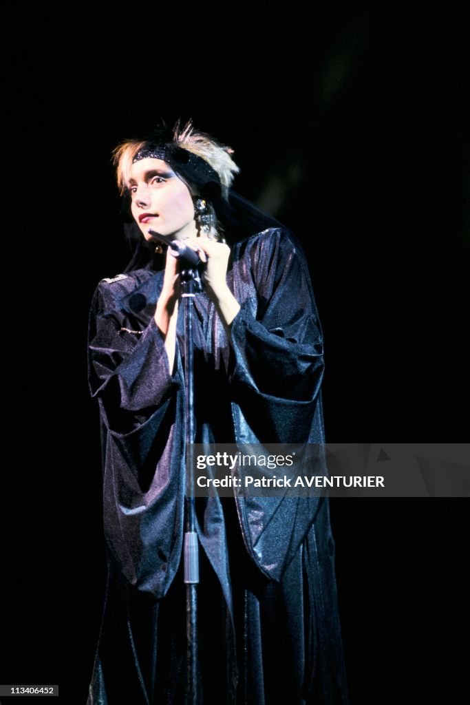 Jeanne Mas At The Olympia, Paris On October 17th, 1985 In Paris,France