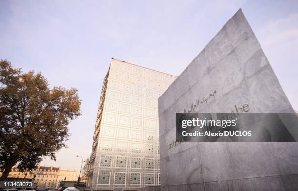 Edgar Pisani, President Of 'Institut Du Monde Arabe' On November 16th, 1988 In Paris,France