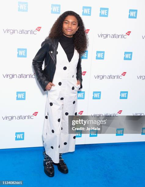 Tamara Smart attends We Day UK at SSE Arena, Wembley at SSE Arena on March 06, 2019 in London, England.