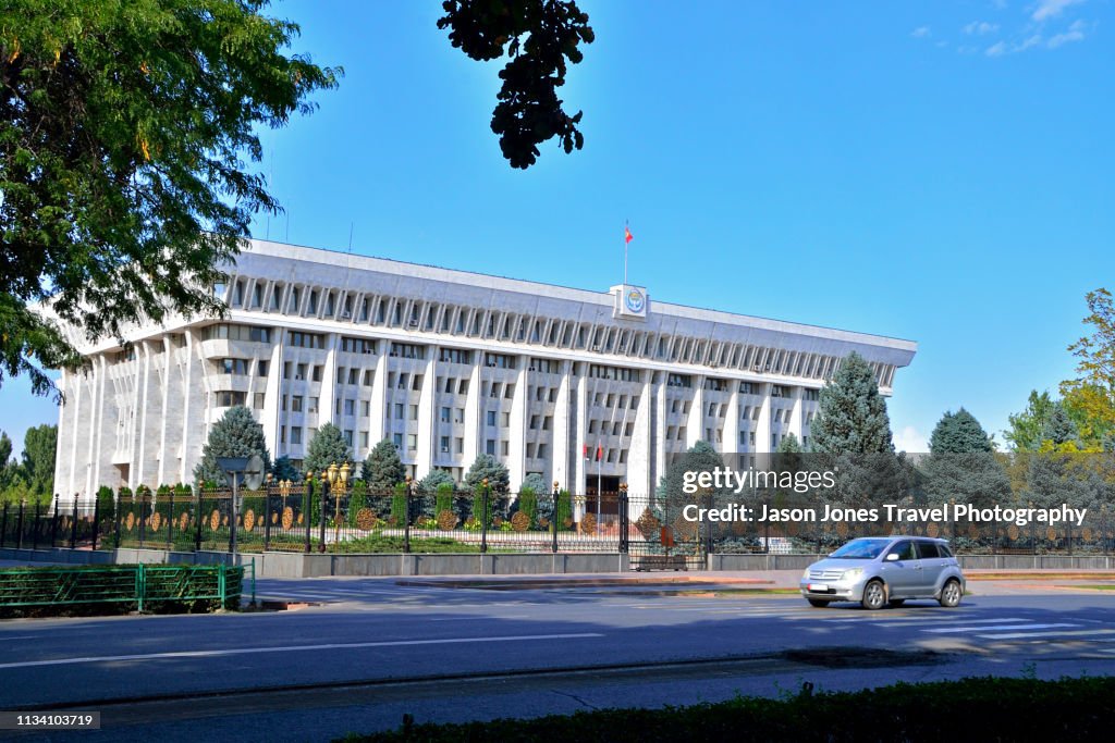 The White House building in Bishkek