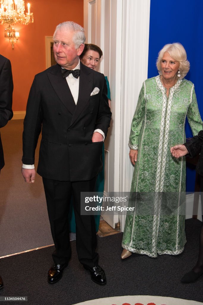 The Prince Of Wales & Duchess Of Cornwall Attend A Dinner To Mark St Patrick's Day