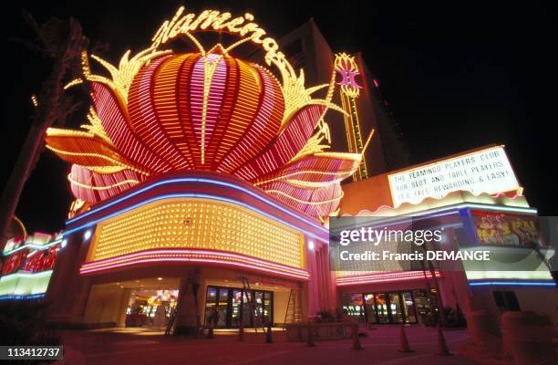 Illustration: California On August 1st, 1995 In United States - Flamingo Casino, Las Vegas