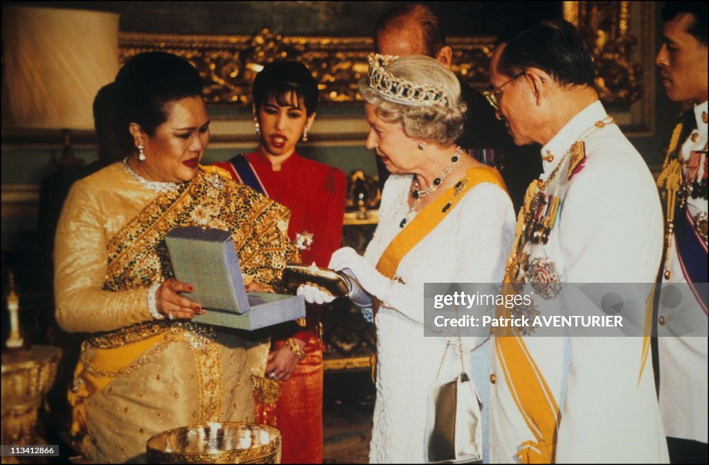 Elizabeth II In Thailand On October 28th,1996