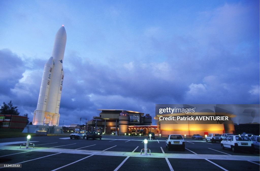 Rocket Ariane V Launching On October 30th, 1997. In Kourou,France