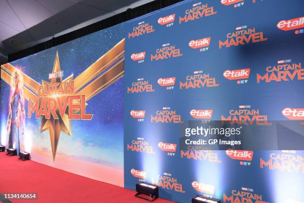 General view of atmosphere at the 'Captain Marvel' Canadian Premiere held at Scotiabank Theatre on March 06, 2019 in Toronto, Canada.