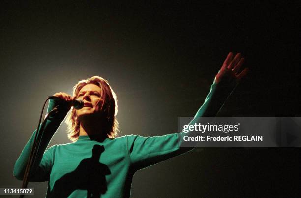 David Bowie In Concert Of Paris On October 14th, 1999 In Paris,France