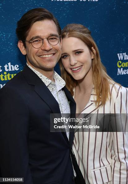 Jason Ralph and Rachel Brosnahan attend the Broadway Opening Night