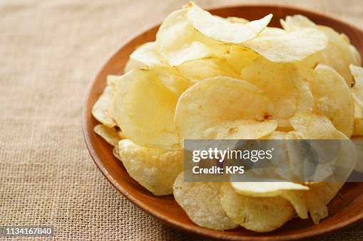 Potato chips. Potato chips.