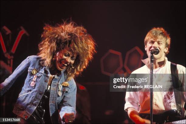 Tina Turner In Concert In Paris At 'Zenith' On March 28th, 1985 In Paris,France