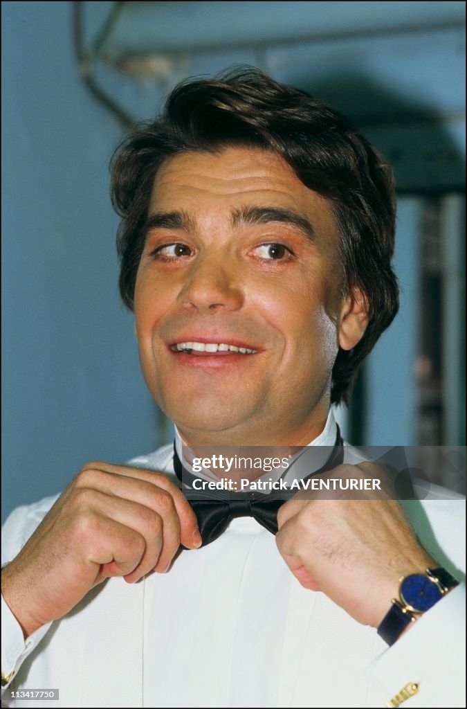 Bernard Tapie At The Gala De La Presse On January 29th, 1986 In Paris,France