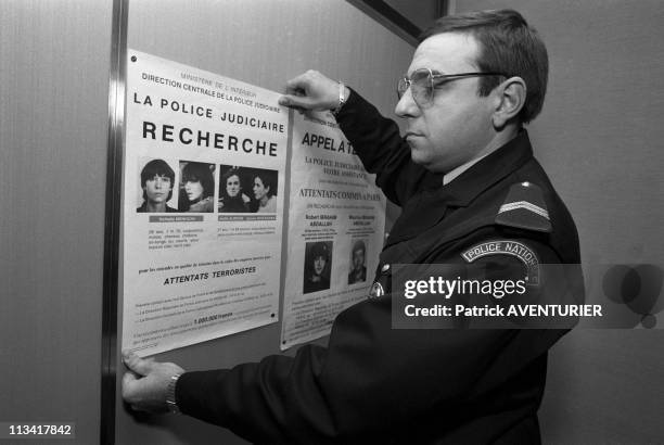 Wanted - Nathalie Menigon, Joelle Aubron - Terrorist Action Direct On November 21st, 1986 In Paris,France