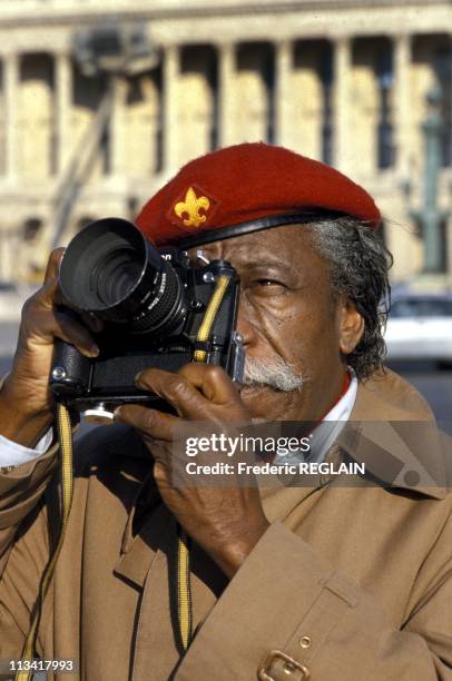 Gordon Parks In Paris On November 14th, 1985 In Paris,France