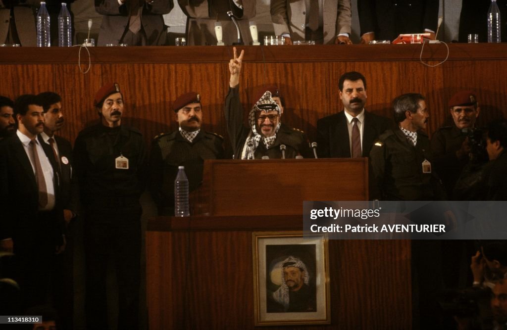 Palestine National Council In Algiers, Algeria, On November 15th, 1988.