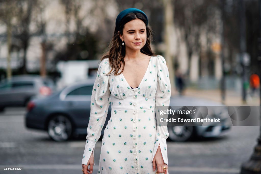 Street Style - Paris Fashion Week Womenswear Fall/Winter 2019/2020 : Day Nine