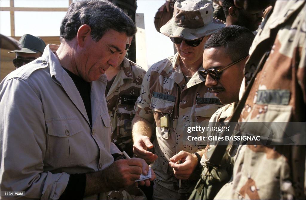 Dan Rather In Dhahran On November 22Nd,1990