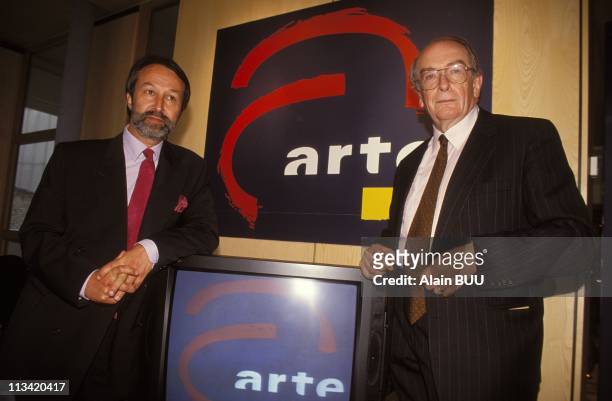 Strasbourg: Inauguration TV - 'Arte' On May 30th, 1992