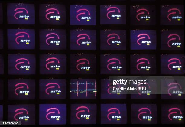 Strasbourg: Inauguration TV channel 'Arte' On May 30th, 1992