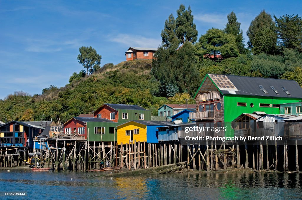 Castro - Palafitos - traditional houses on wooden stilts