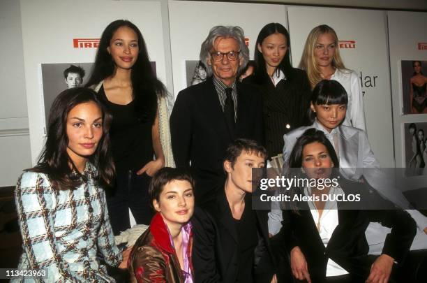 Presentation Of Pirelli Calendar ,1997 On November 19th,1996 In Londres, United Kingdom.