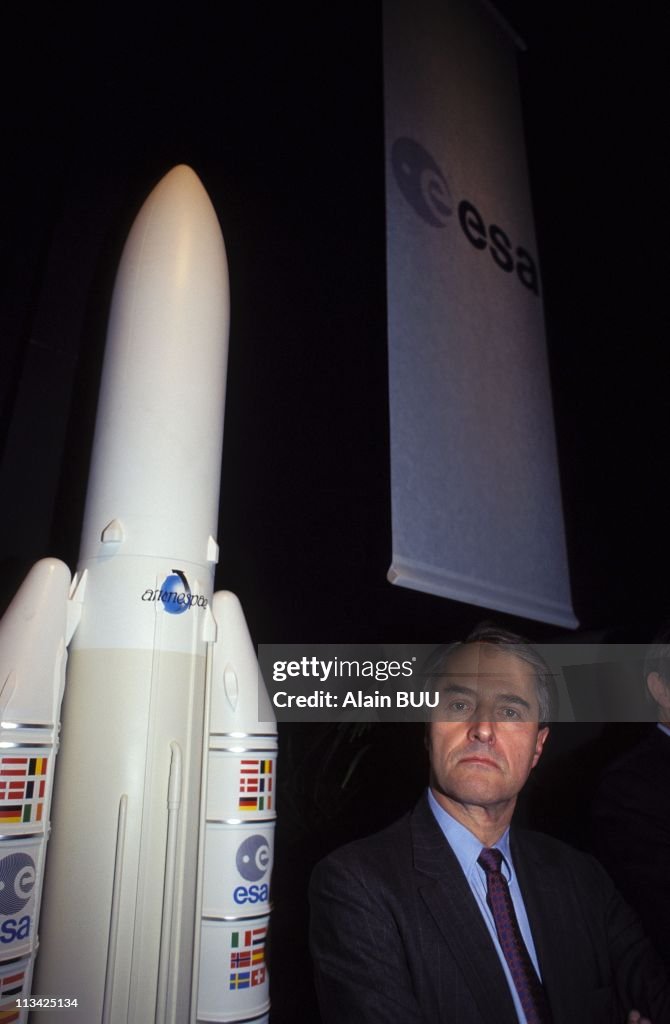 Jean-Marie Luton, Arianespace Ceo On October 30th, 1997. In Le Bourget,France