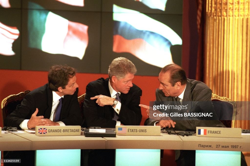 Nato Summit In Paris On May 27th, 1997 In Paris, France