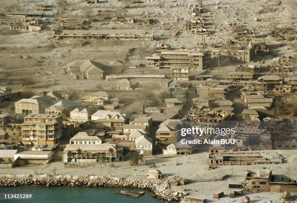 Volcanic Eruption In Montserrat Island On August 7th, 1997 - In Antigua,Barbuda