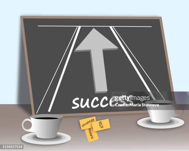 success road.vector - straight road perspective stock illustrations