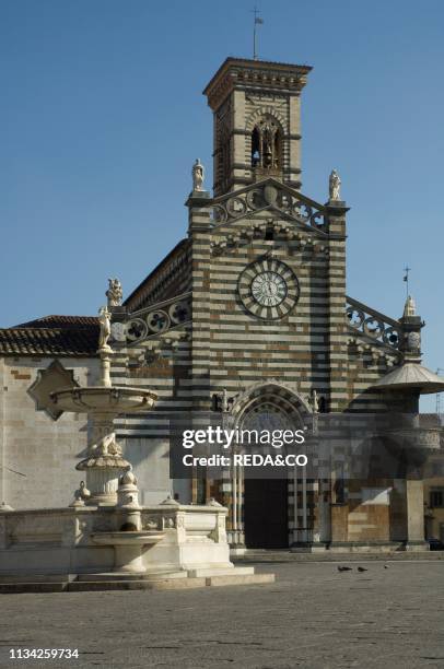 Duomo di Santo Stefano the Cathedral in Prato. Tuscany. Italy.