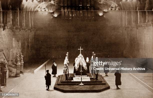 Funeral of King George V . King of the United Kingdom and the British Dominions. And Emperor of India. From 6 May 1910 until his death in 1936. The...