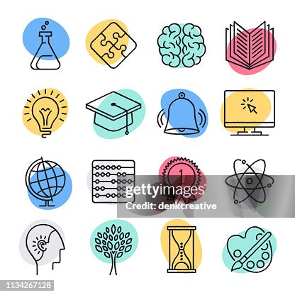 Science Teaching & Reasoning Doodle Style Vector Icon Set Science Teaching & Reasoning Doodle Style Vector Icon Set