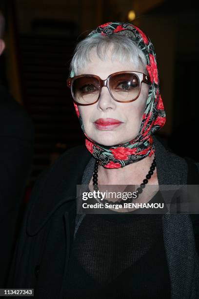 'Les Molieres' Press Conference At The 'Theatre De Paris' In Paris, France On March 30, 2009 - Marie Laforet.