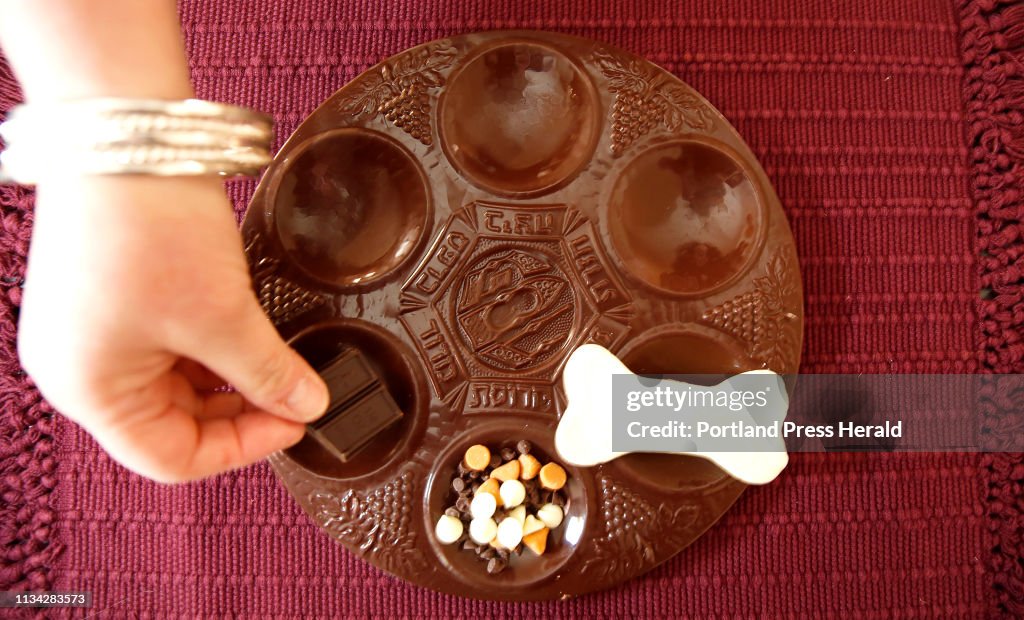 Chocolate Seder plate