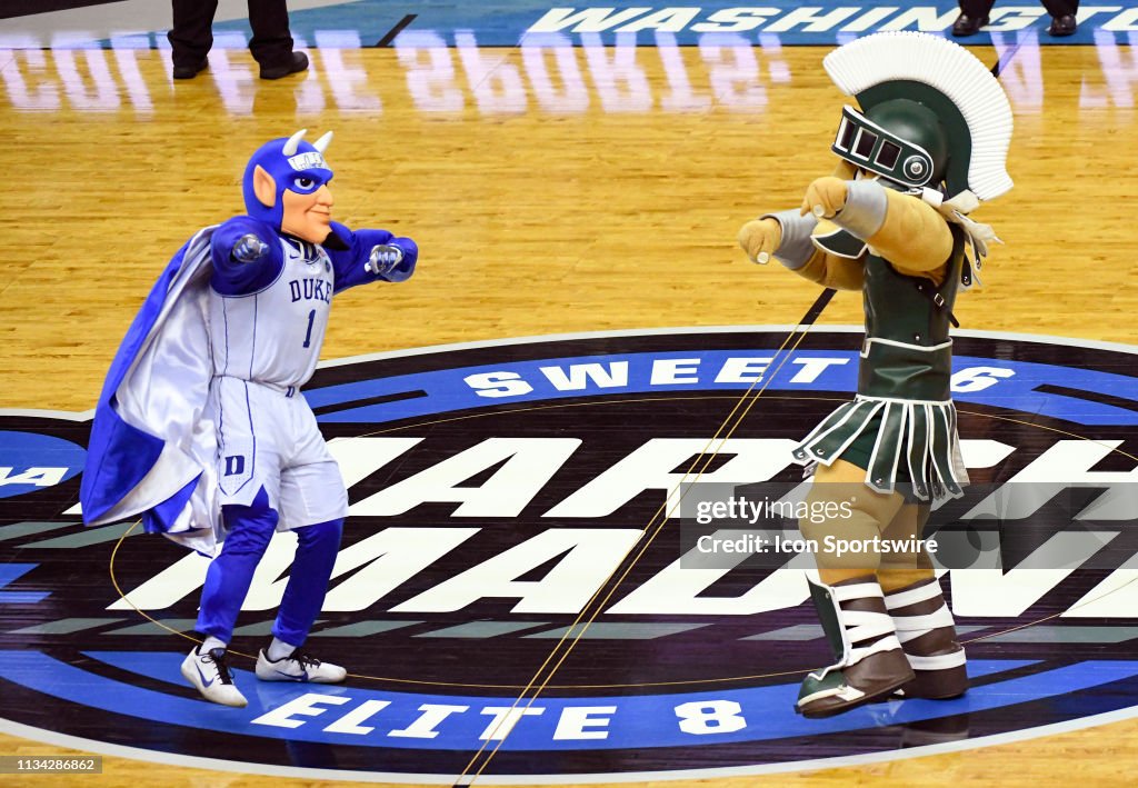 NCAA BASKETBALL: MAR 31 Div I Men's Championship - Elite Eight - Duke v MSU