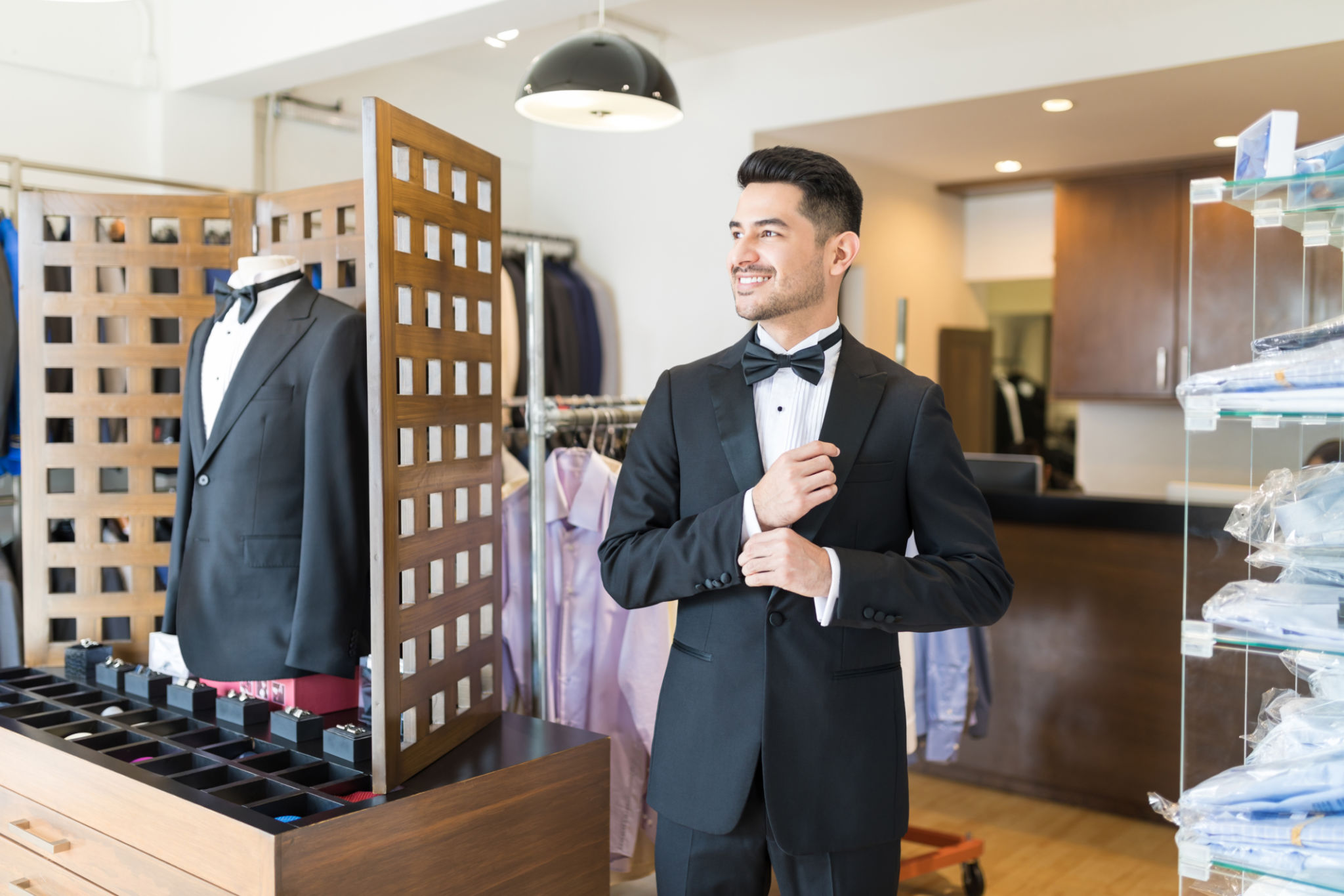 off-the-rack tuxedo