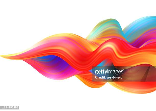 background with colored wave - swirl pattern stock illustrations