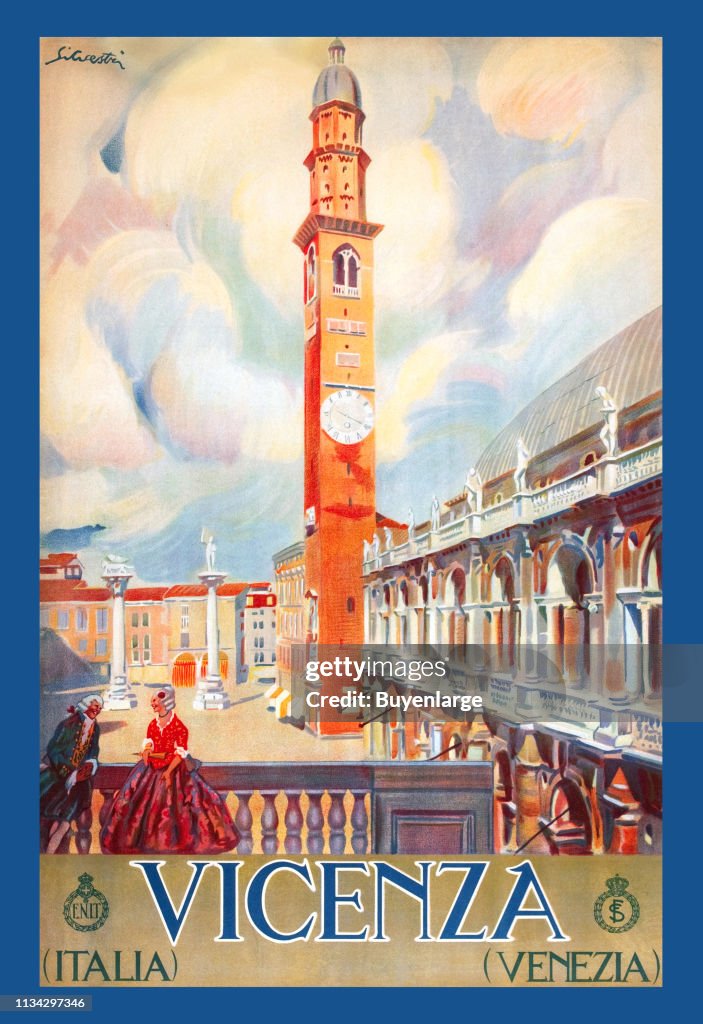 Travel Poster For Vicenza