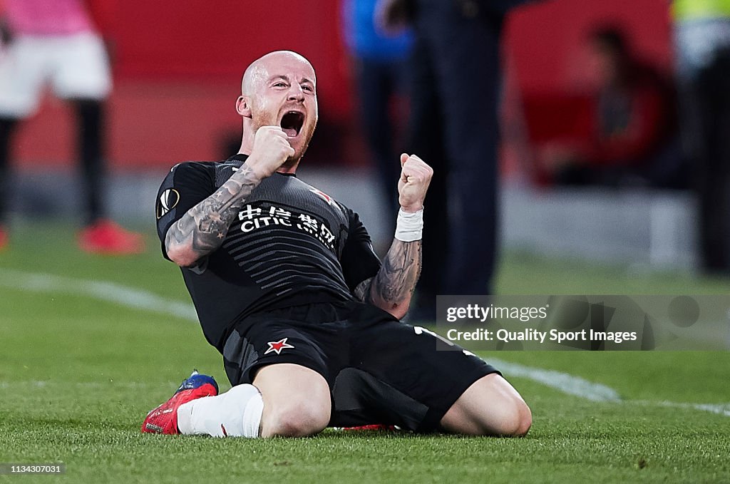 Sevilla v Slavia Prague - UEFA Europa League Round of 16: First Leg