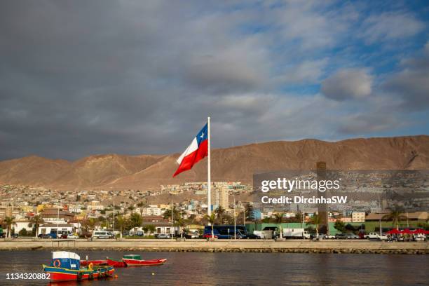 antofagasta, chile. - antofagasta stockfoto's en -beelden