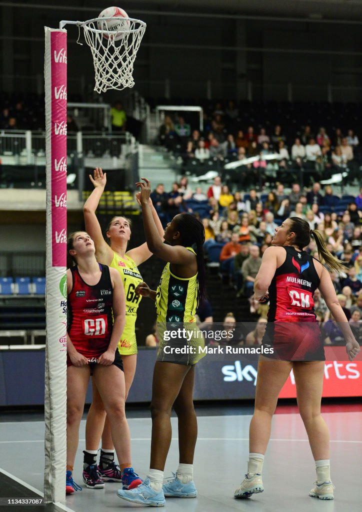 Strathclyde Sirens v Manchester Thunder - Vitality Netball Superleague