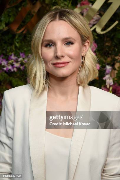 Kristen Bell hosts a Lindt Chocolate Easter Luncheon with Kristen Bell and friends at Sunset Tower on April 1, 2019 in Los Angeles, California.