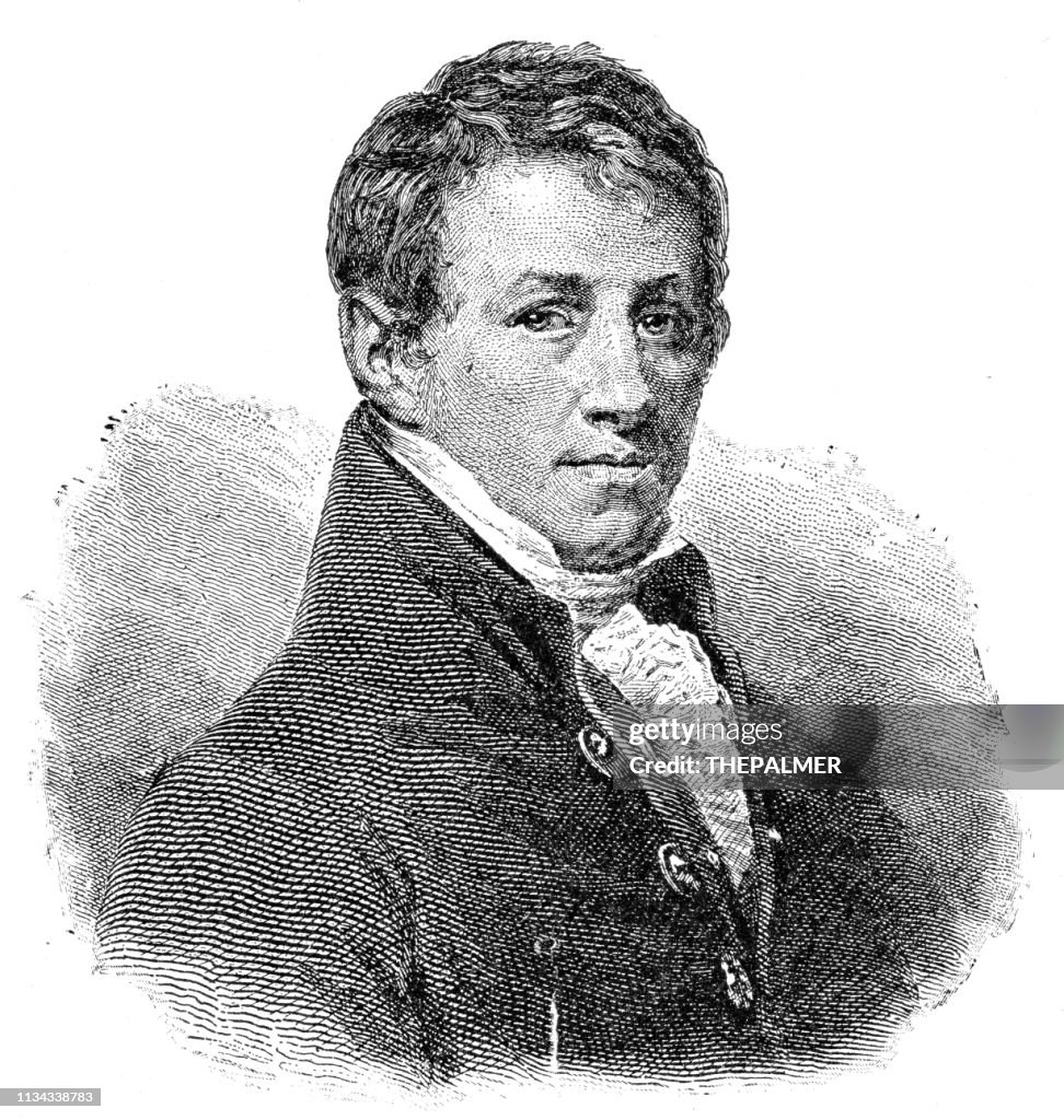 Dir Humphry Davy engraving 1894