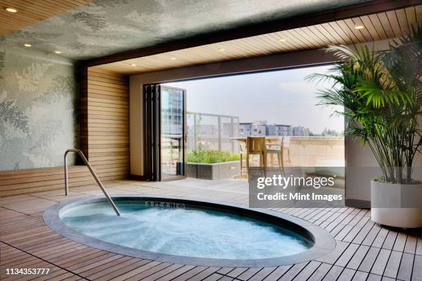 luxury hot tub - hot tub - fotografias e filmes do acervo