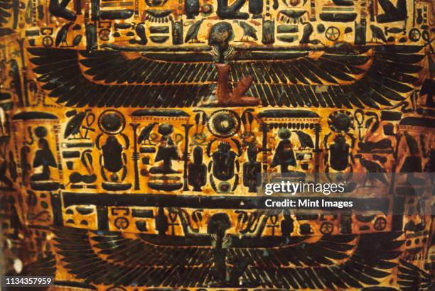 sarcophagus exterior - scarab beetle stock pictures, royalty-free photos & images