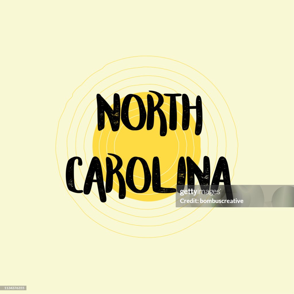 North Carolina Lettering Design High-Res Vector Graphic - Getty Images